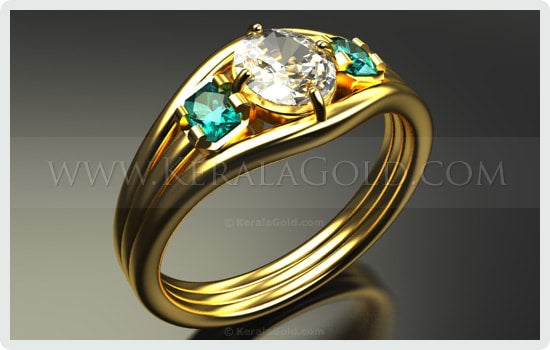 Premium Quality Natural Gemstones Rings - Narenkumar Jewellers
